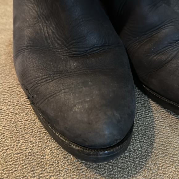 Alexandro Spain Black Leather Boots Size 39/8 (TD) - Picture 2 of 10